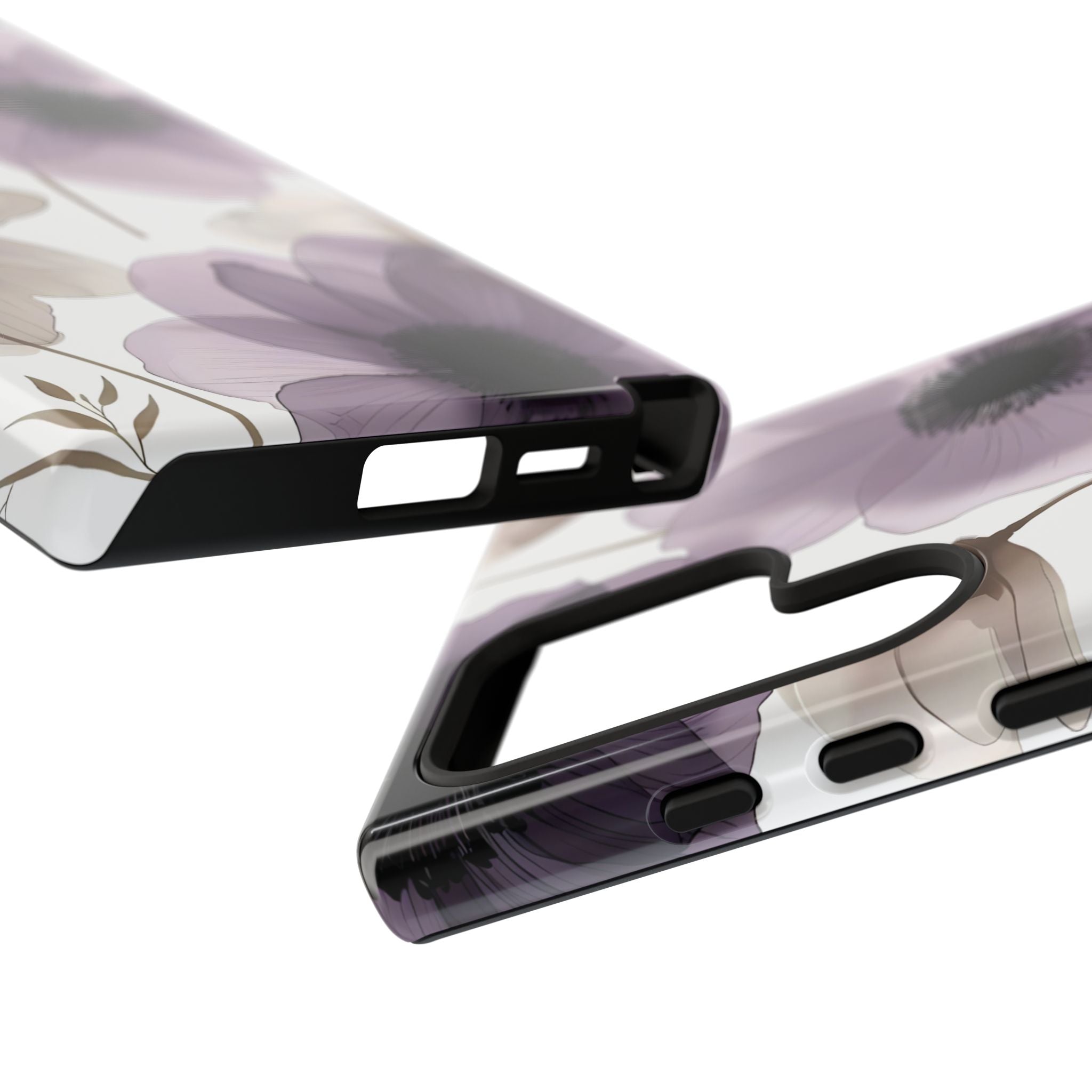 Bloom Purple Floral Galaxy Case