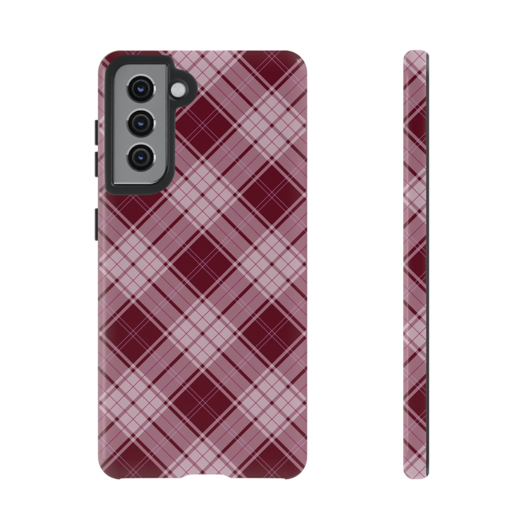 Berry Cute | Plaid Galaxy Case