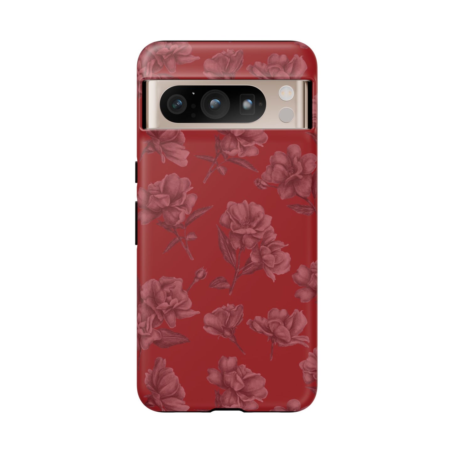 Roses Are Red | Red Floral Case