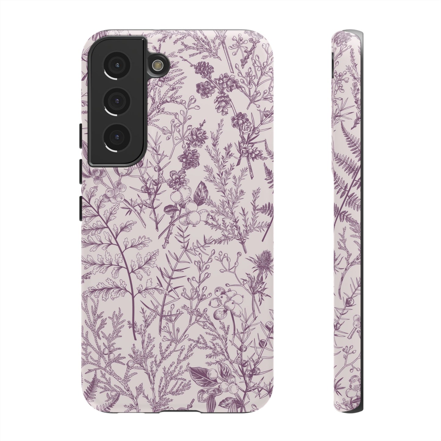 Plum Botanical Garden | Purple Floral Case