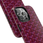 Designer Weave Purple iPhone Case