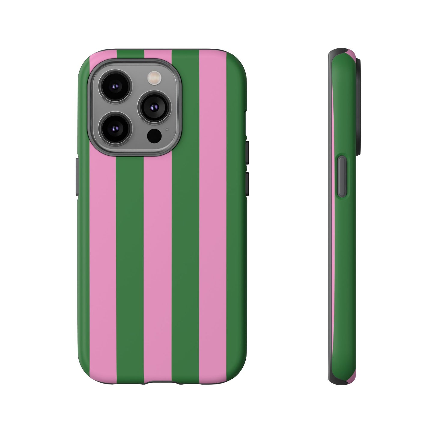 Retro Stripe | Pink & Green Y2K Case