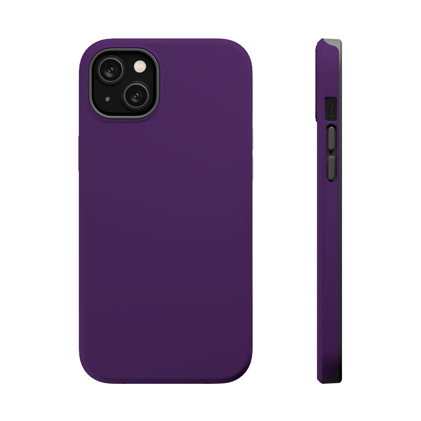 Midnight Plum | Satin Finish iPhone Case