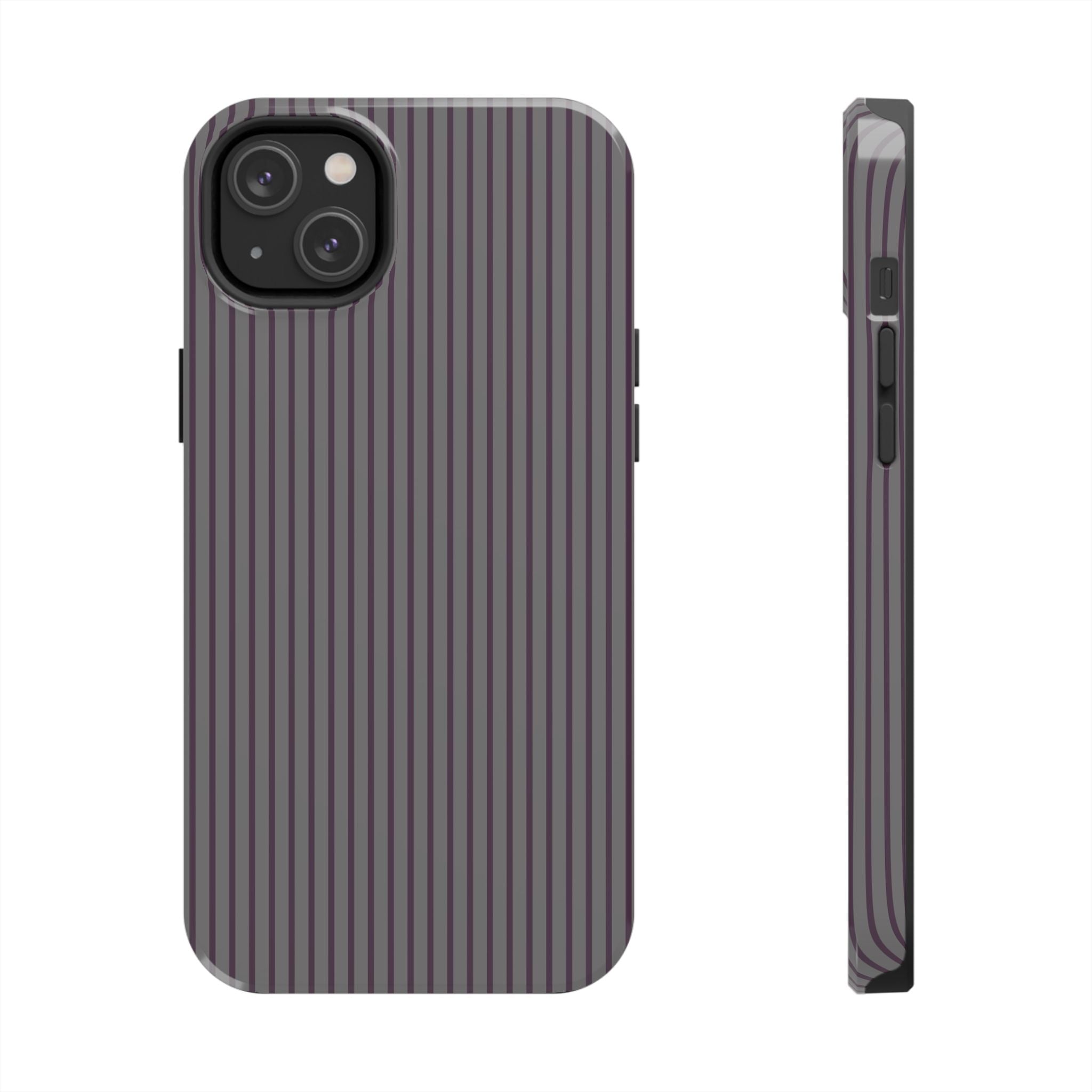 Trendsetter Gray Pinstripe iPhone Case