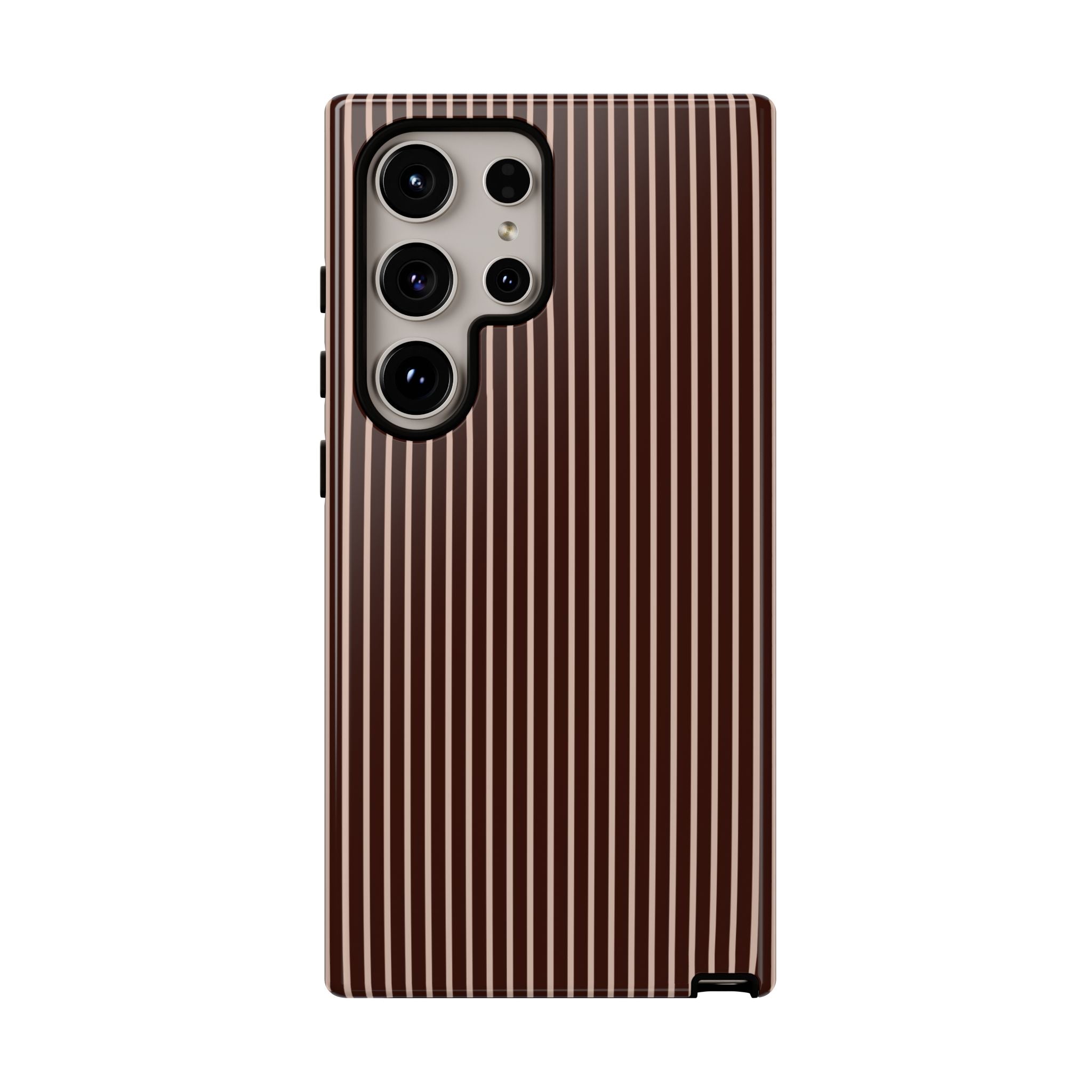 Cocoa Stripe Phone Case