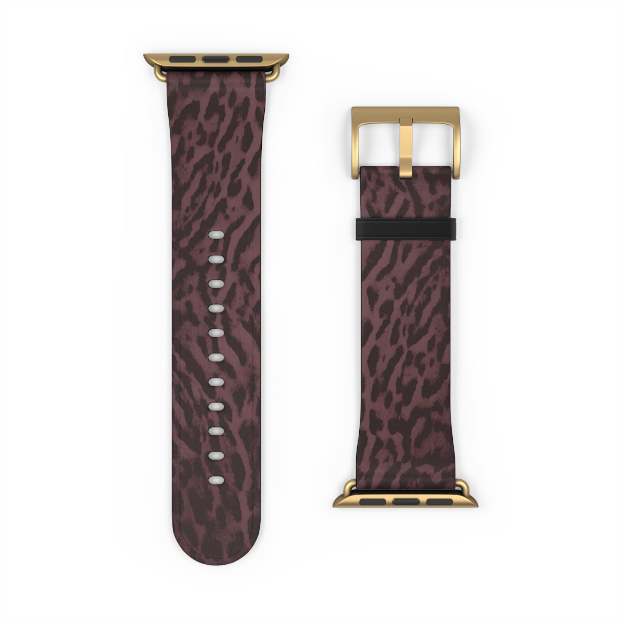 Purple Leopard Print Apple Watch Band