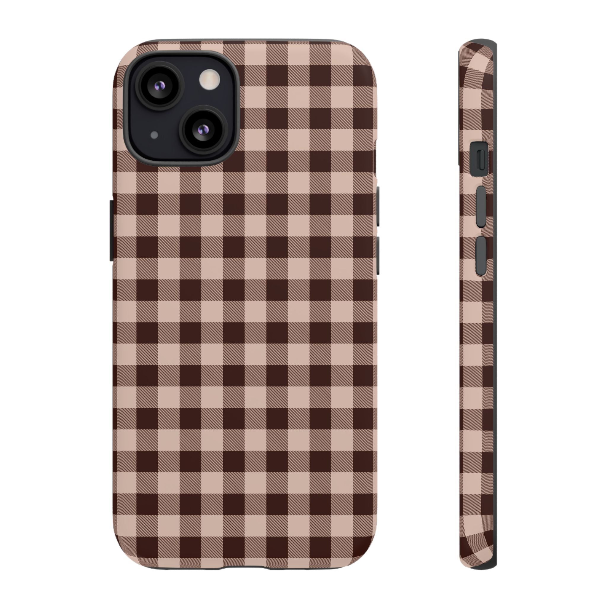 Latte Check Phone Case