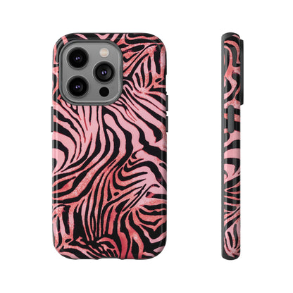 Rosy Zebra | Pink Animal Print Case