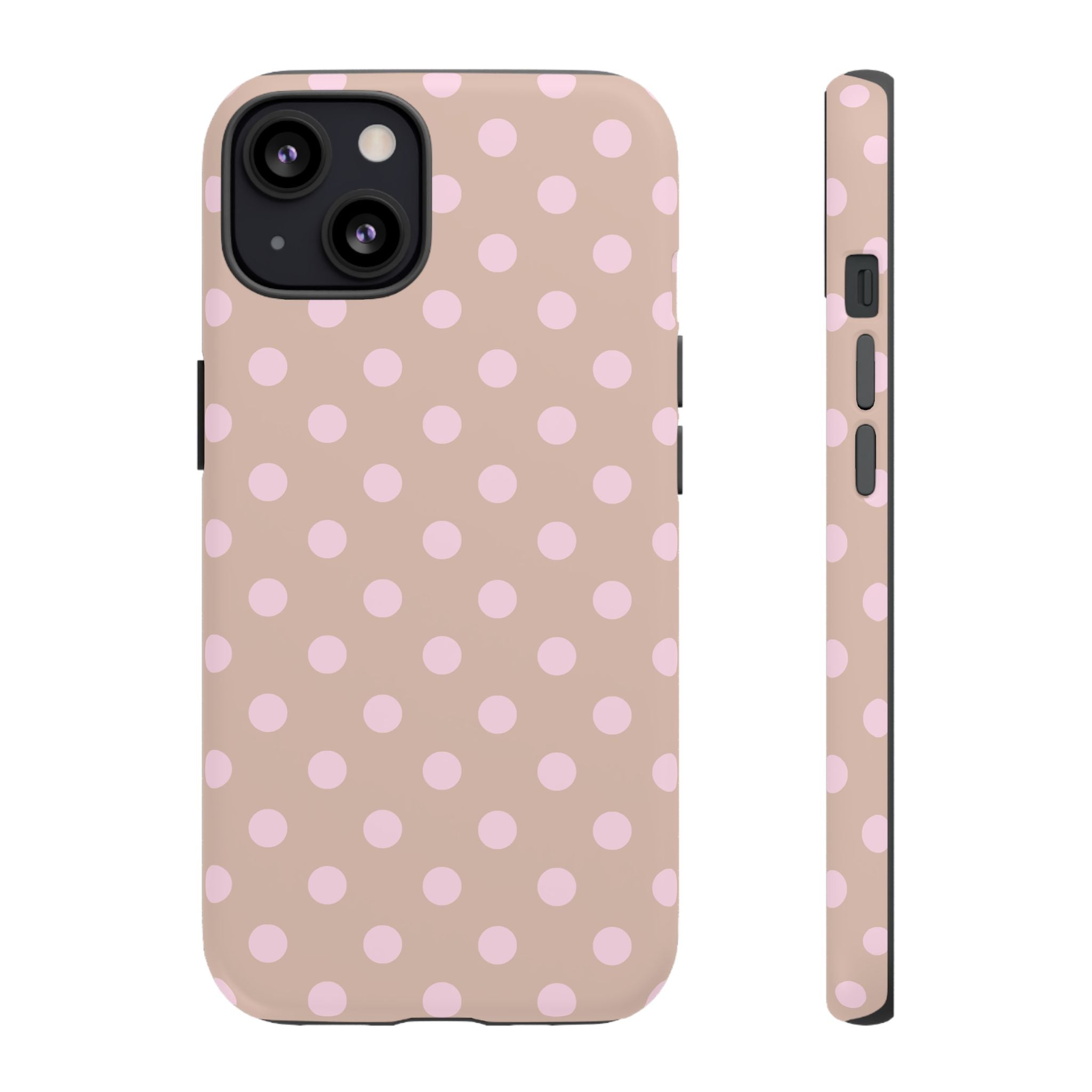 Blush Polka Dot iPhone Case