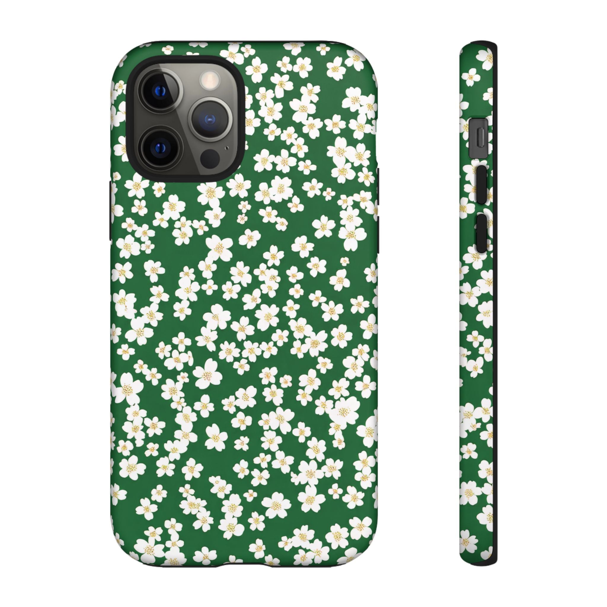 Emerald Bloom iPhone Case
