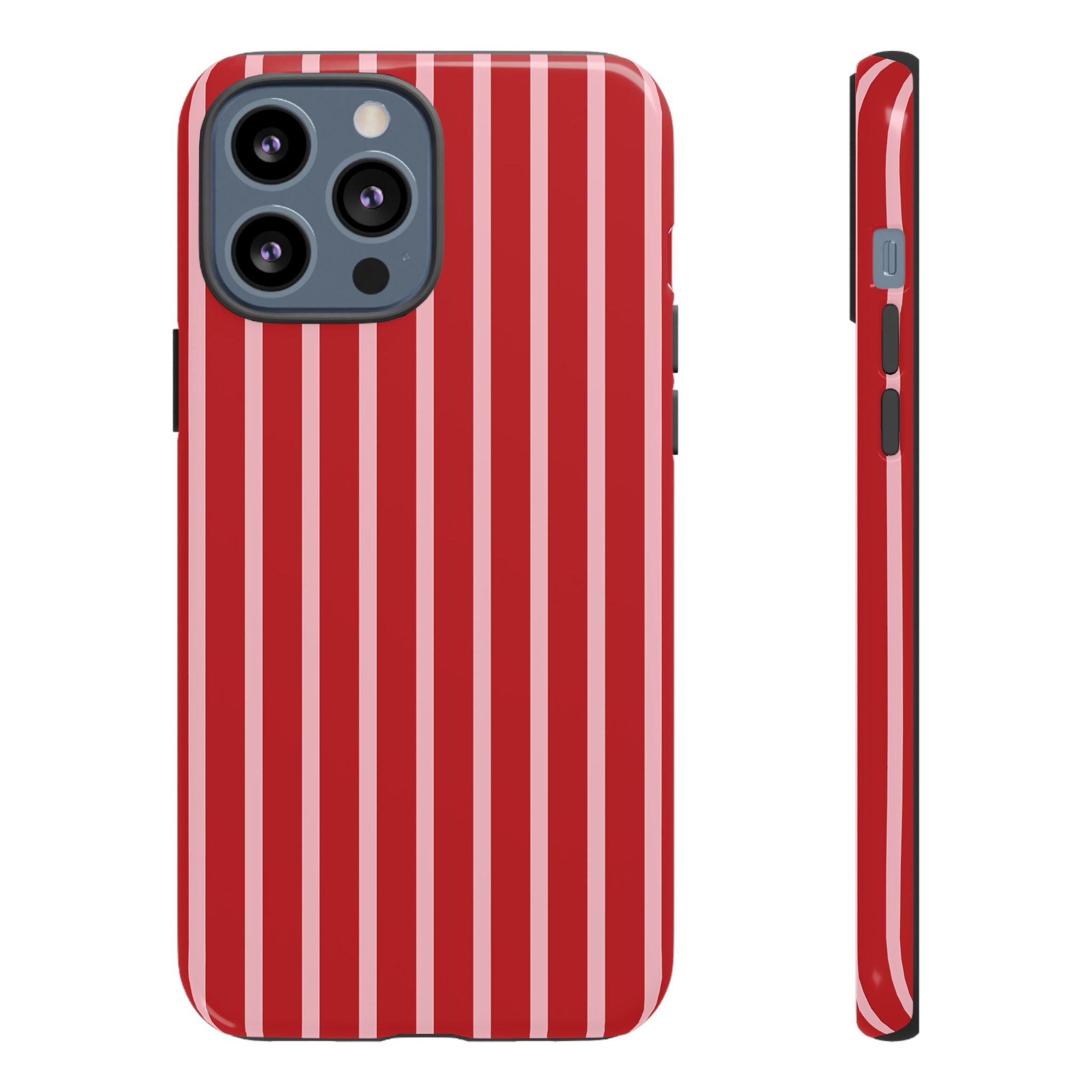 Raspberry Stripe | iPhone Case