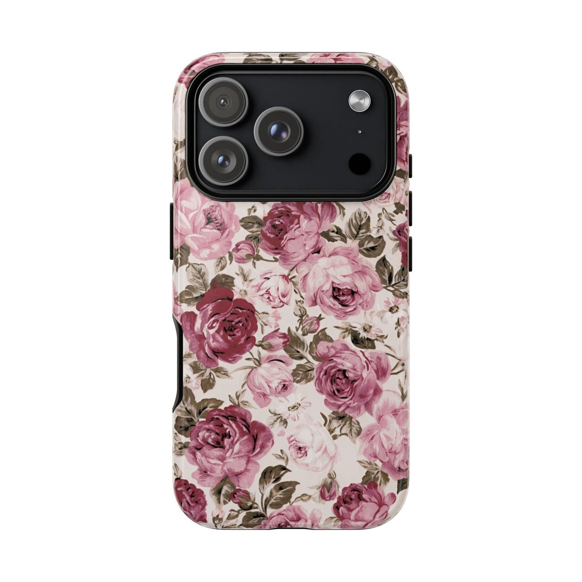 Love Story | Vintage Pink Rose Floral iPhone Case