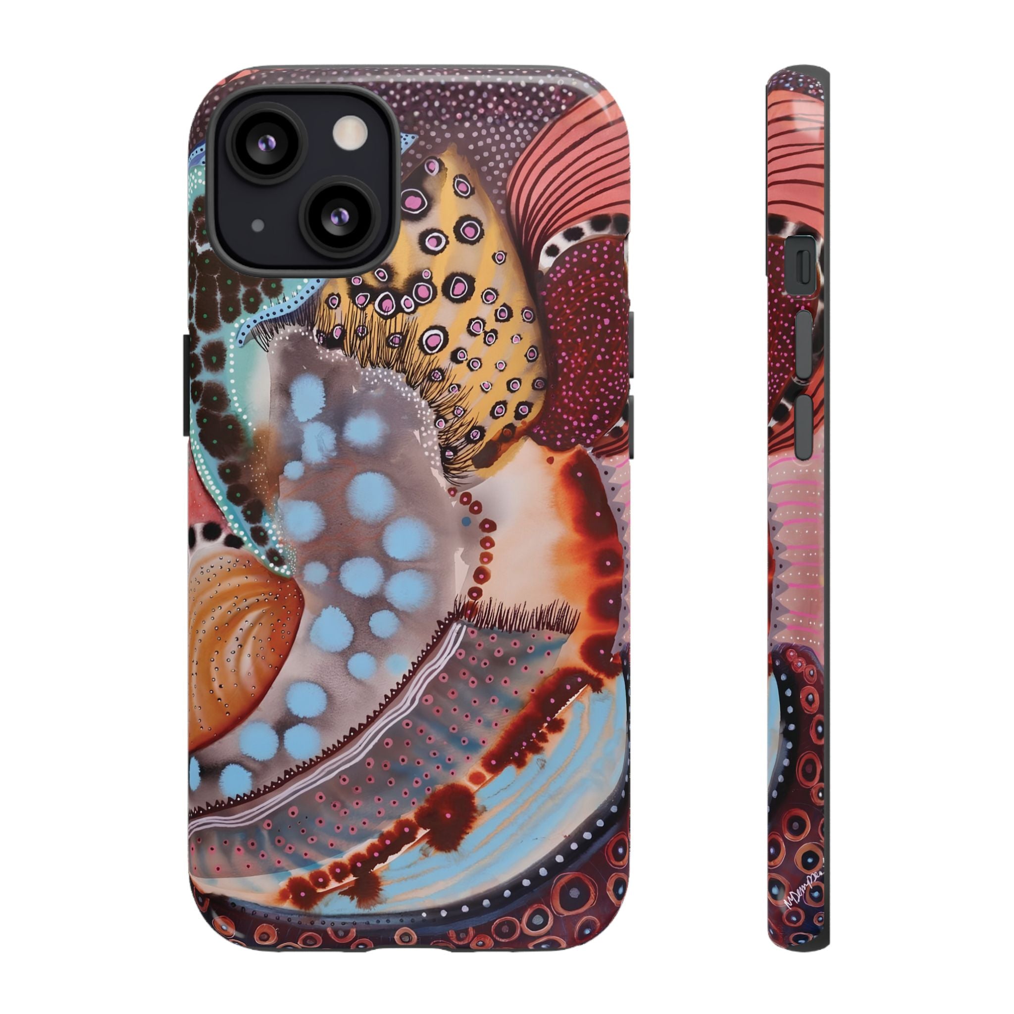 Ocean Echo | Abstract Sea Life iPhone Case
