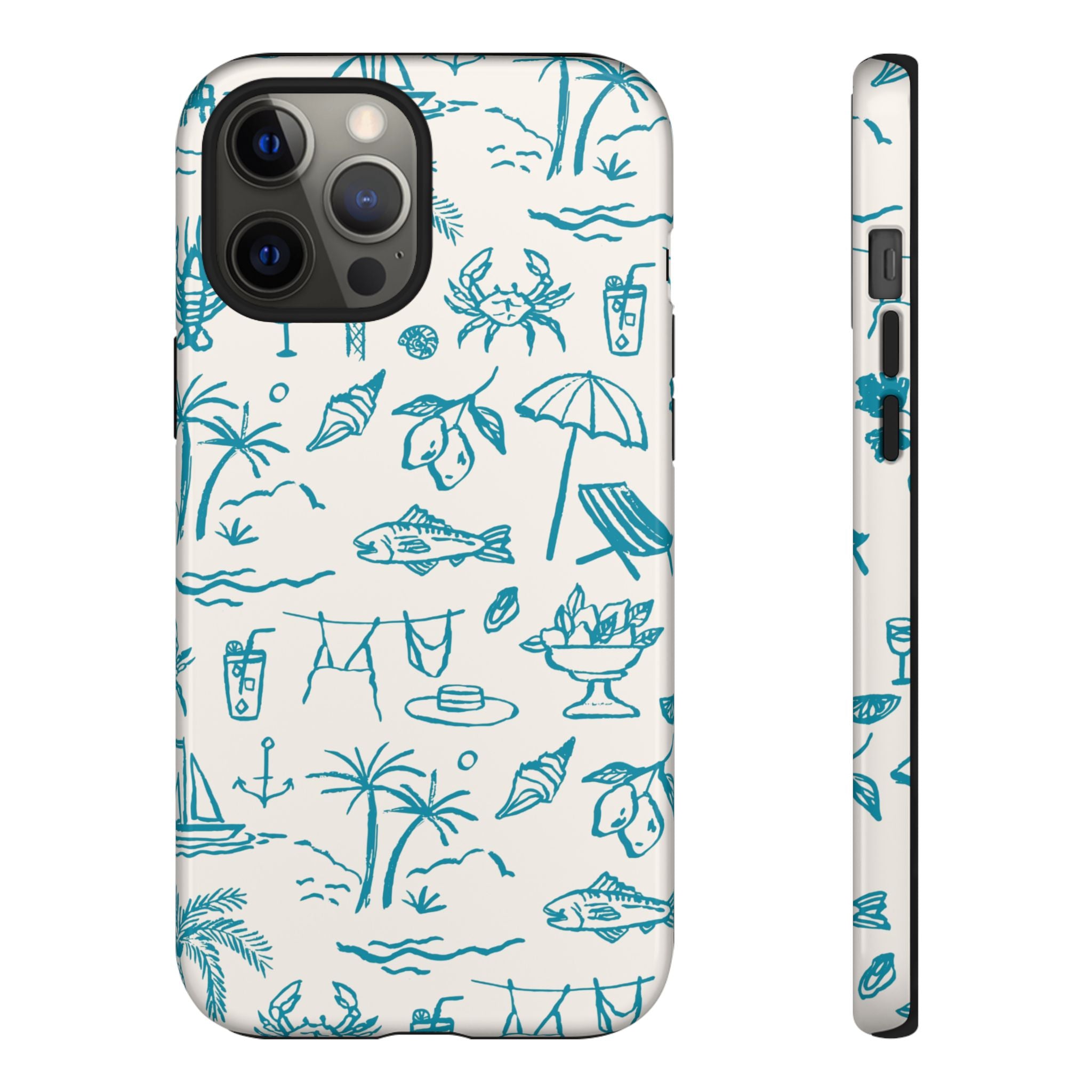 Meet Me Seaside iPhone Case