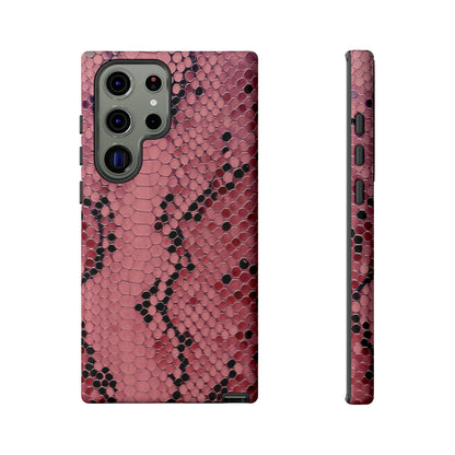 Coque Samsung à imprimé python rose | serpent