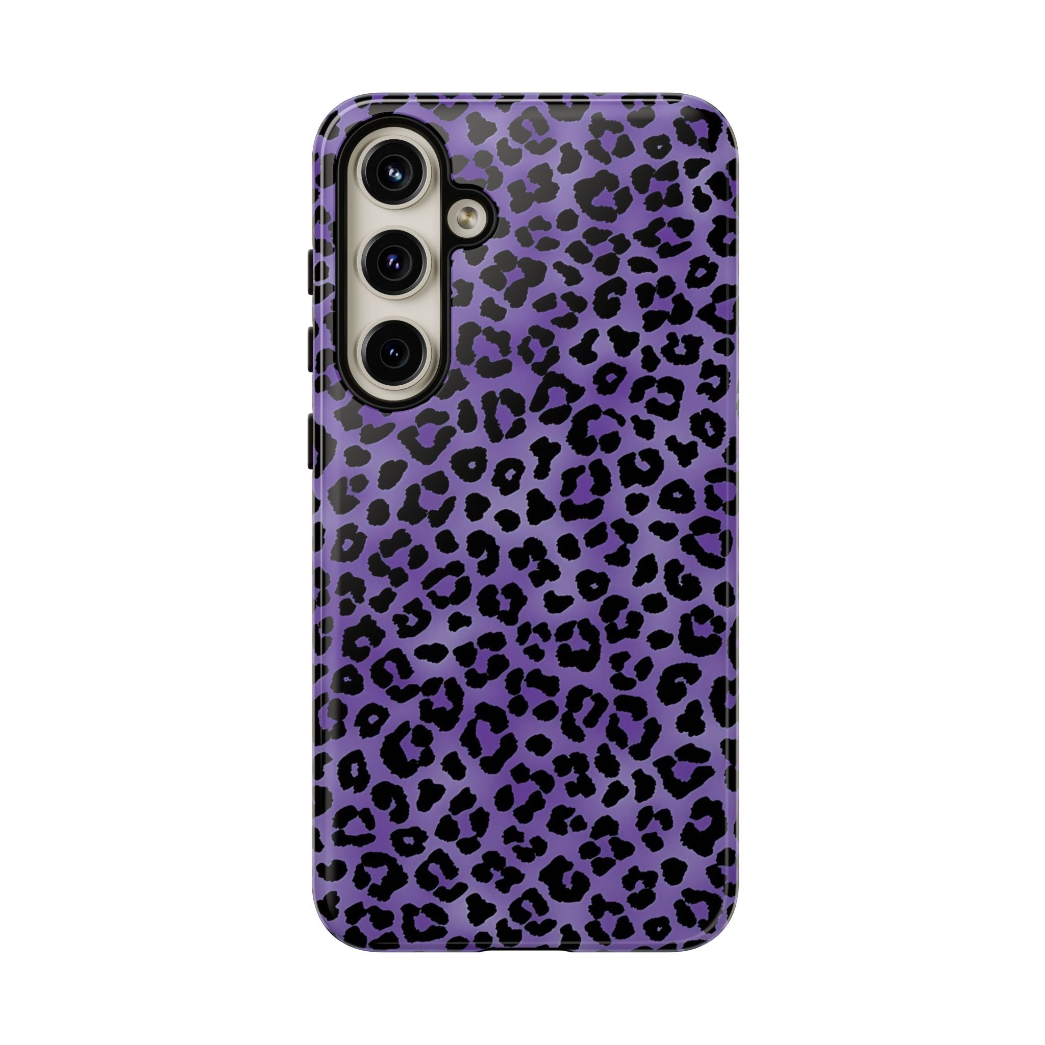 On the Prowl Purple Leopard Galaxy Case