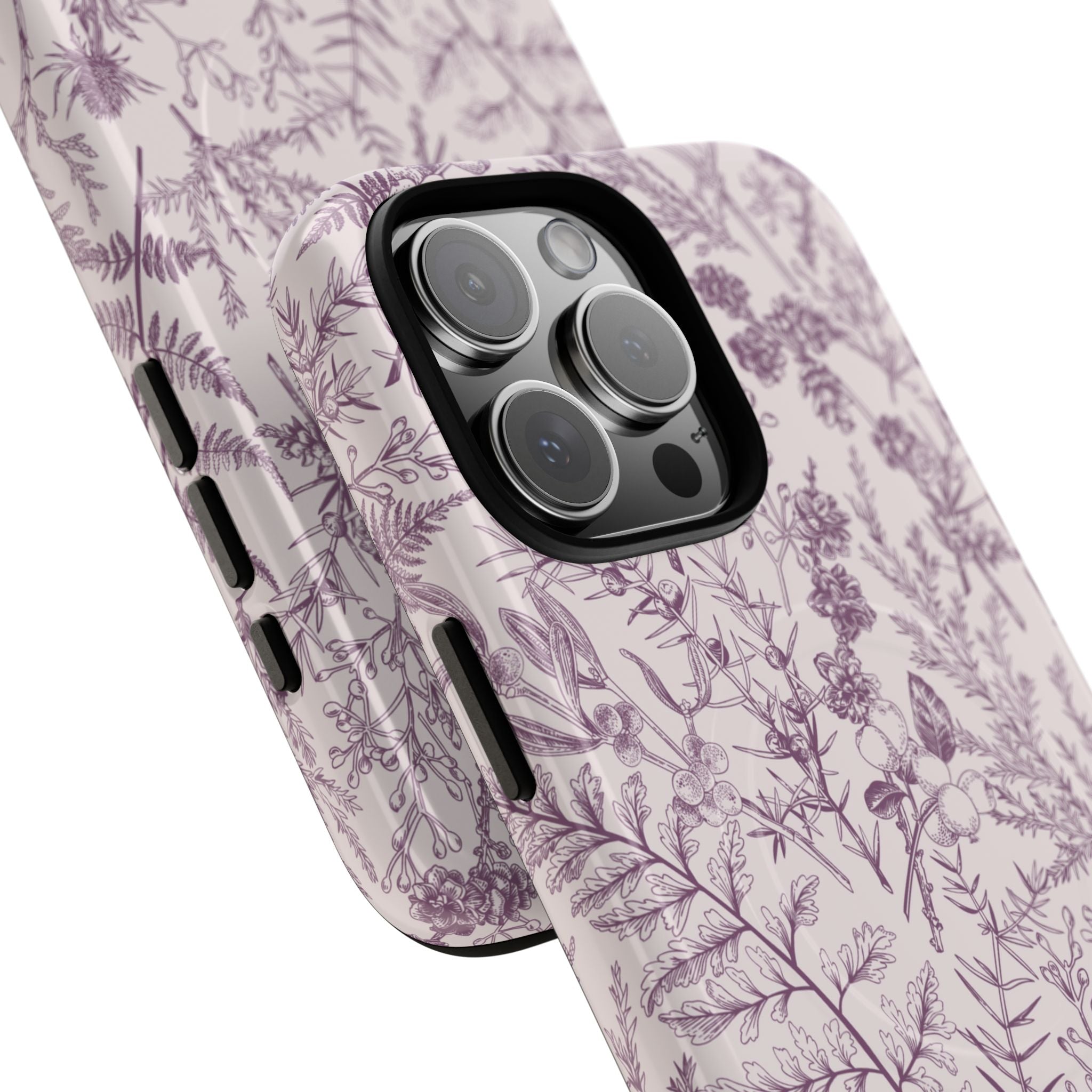 Plum Botanical MagSafe Case