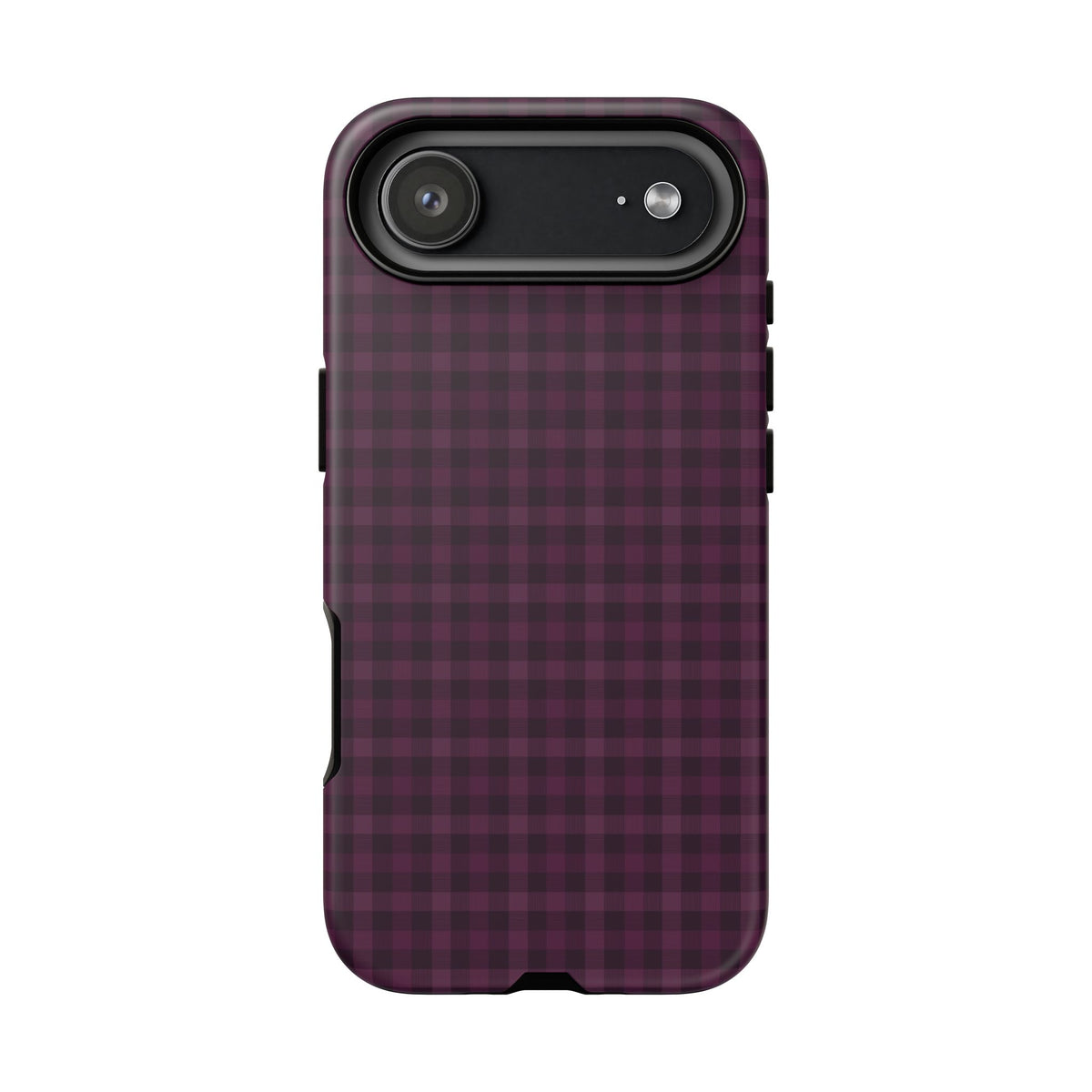 Plum Crush | Purple Plaid iPhone Case