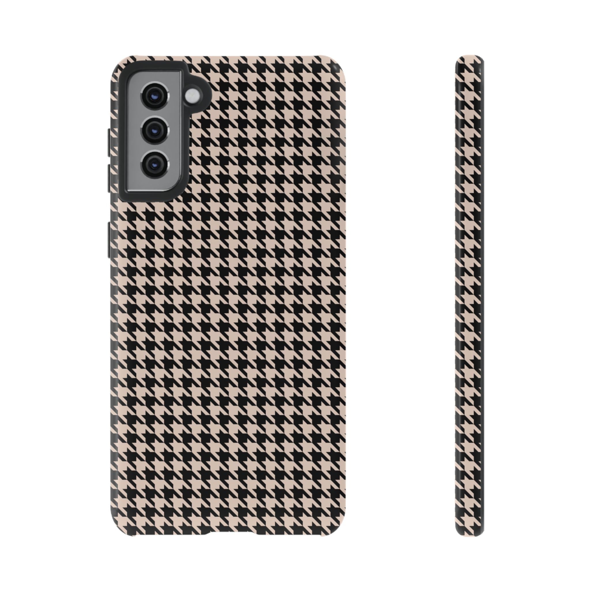 Sorority Girl Houndstooth Galaxy Case