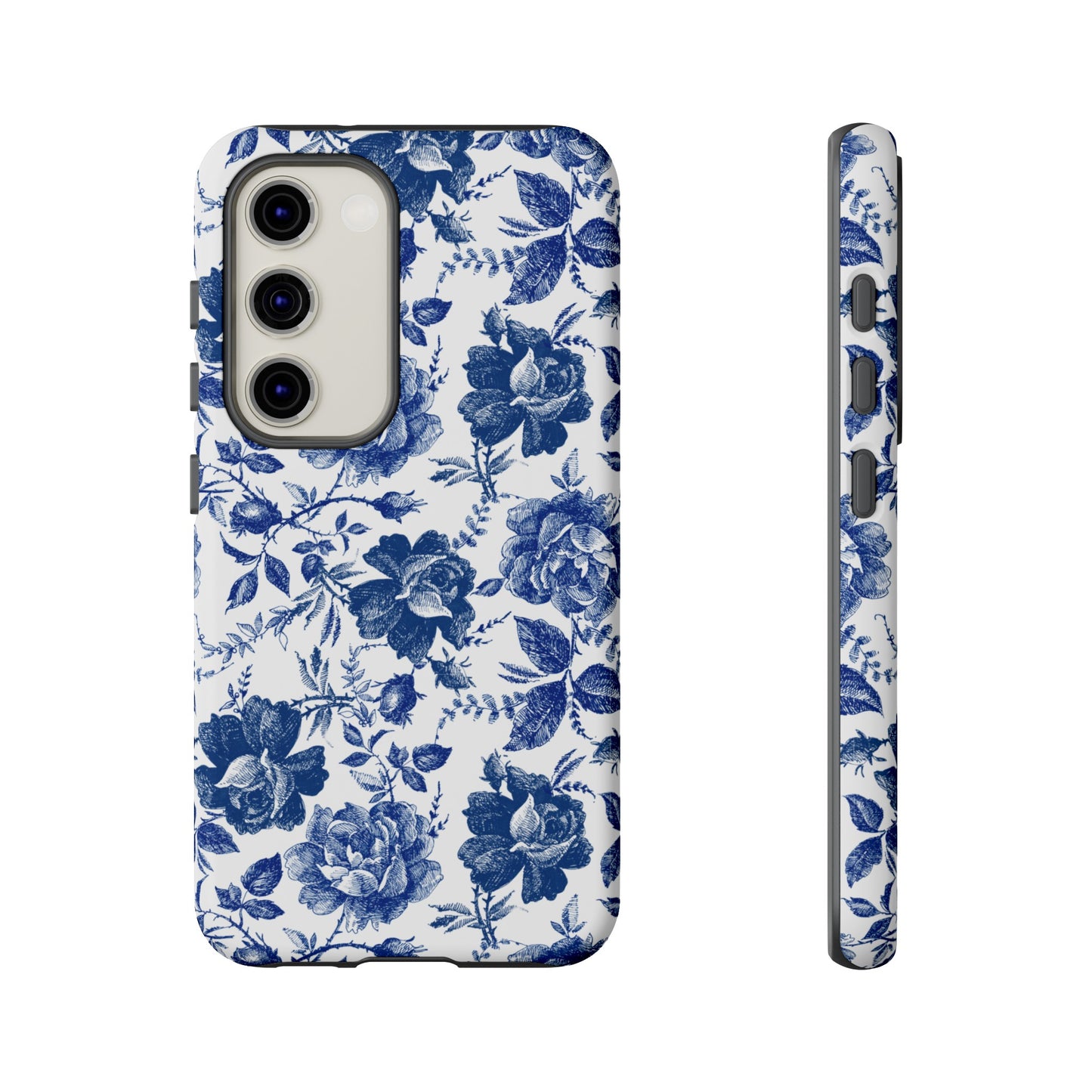 Indigo Rose | Blue Floral Case