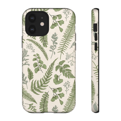 Vintage Botanical | Green Botanical Illustration Case