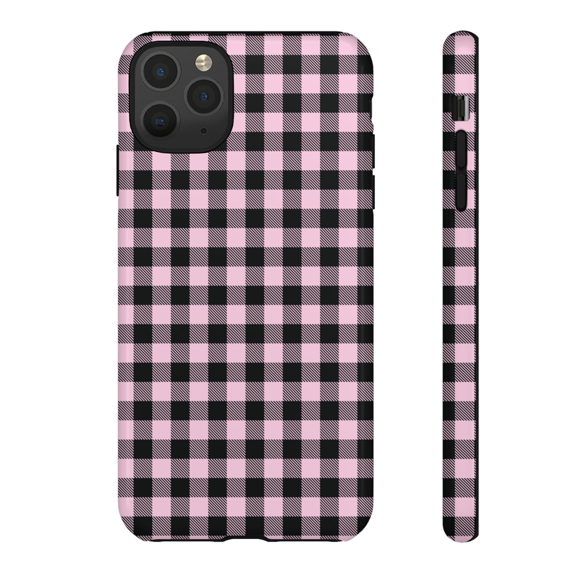 Pink Punk | Gingham iPhone Case
