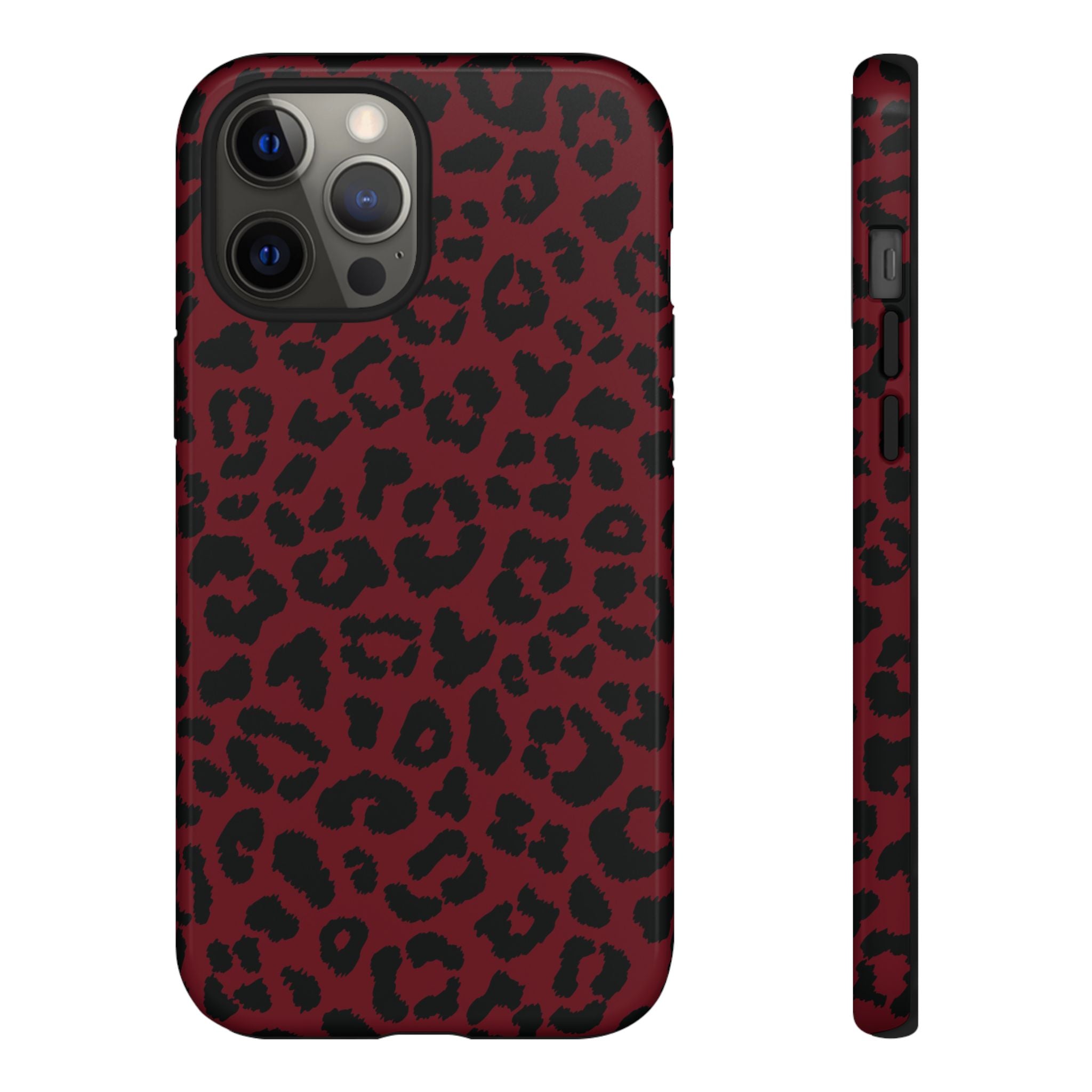 Gone Wild | Funda para iPhone con estampado de leopardo rojo