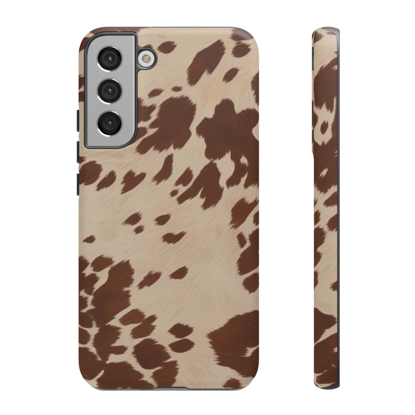 Rodeo Girl | Brown Cow Print Case