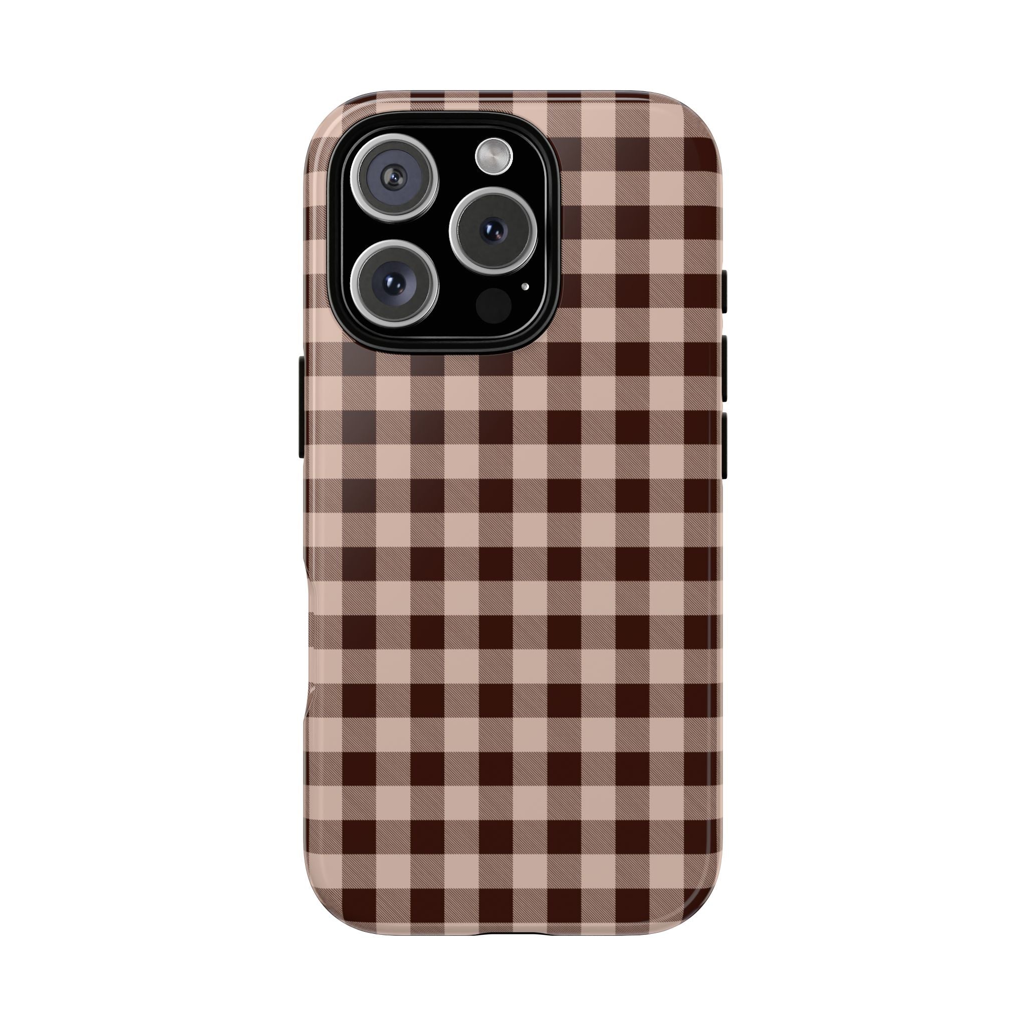 Latte Check Phone Case