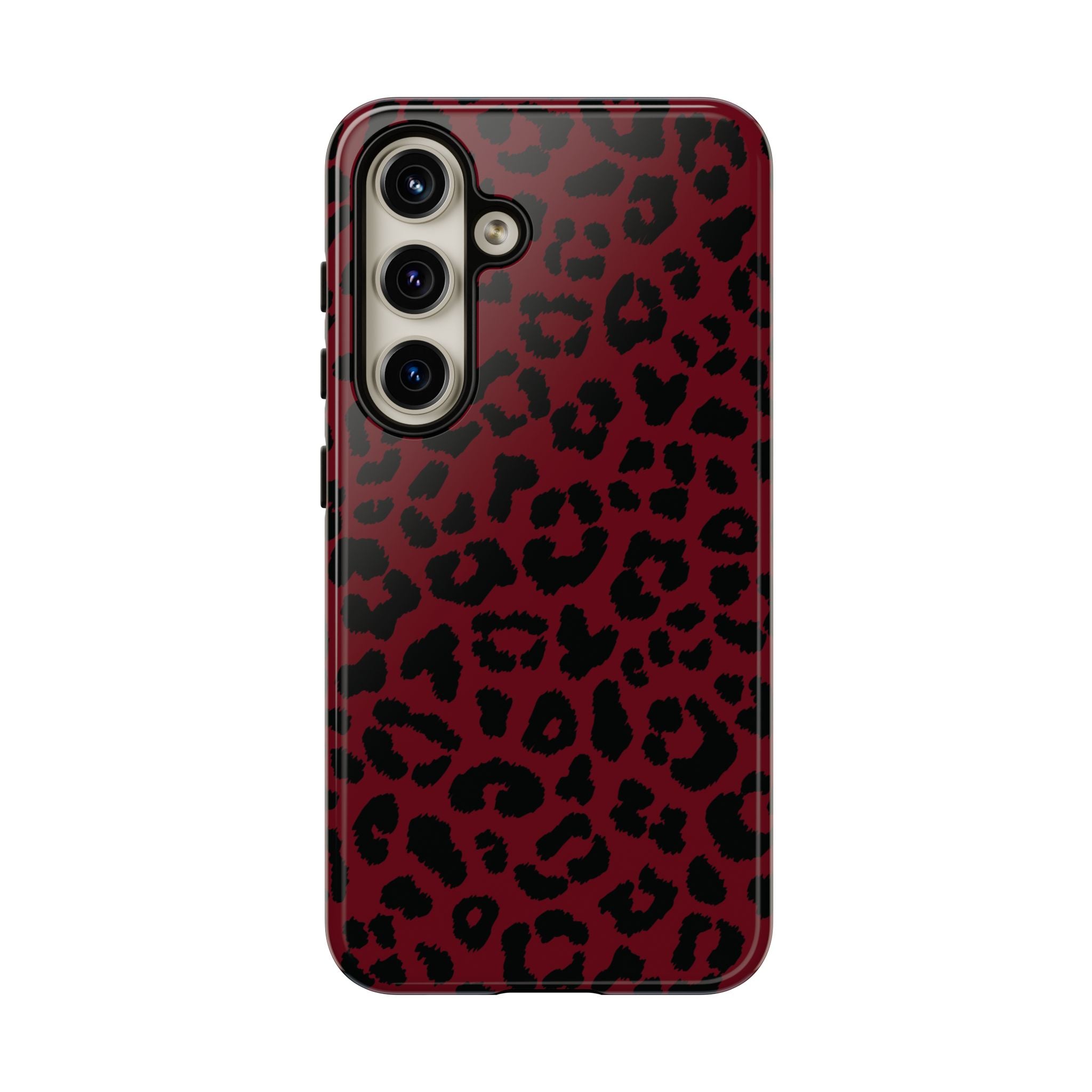 Gone Wild Red Leopard Print Galaxy Case
