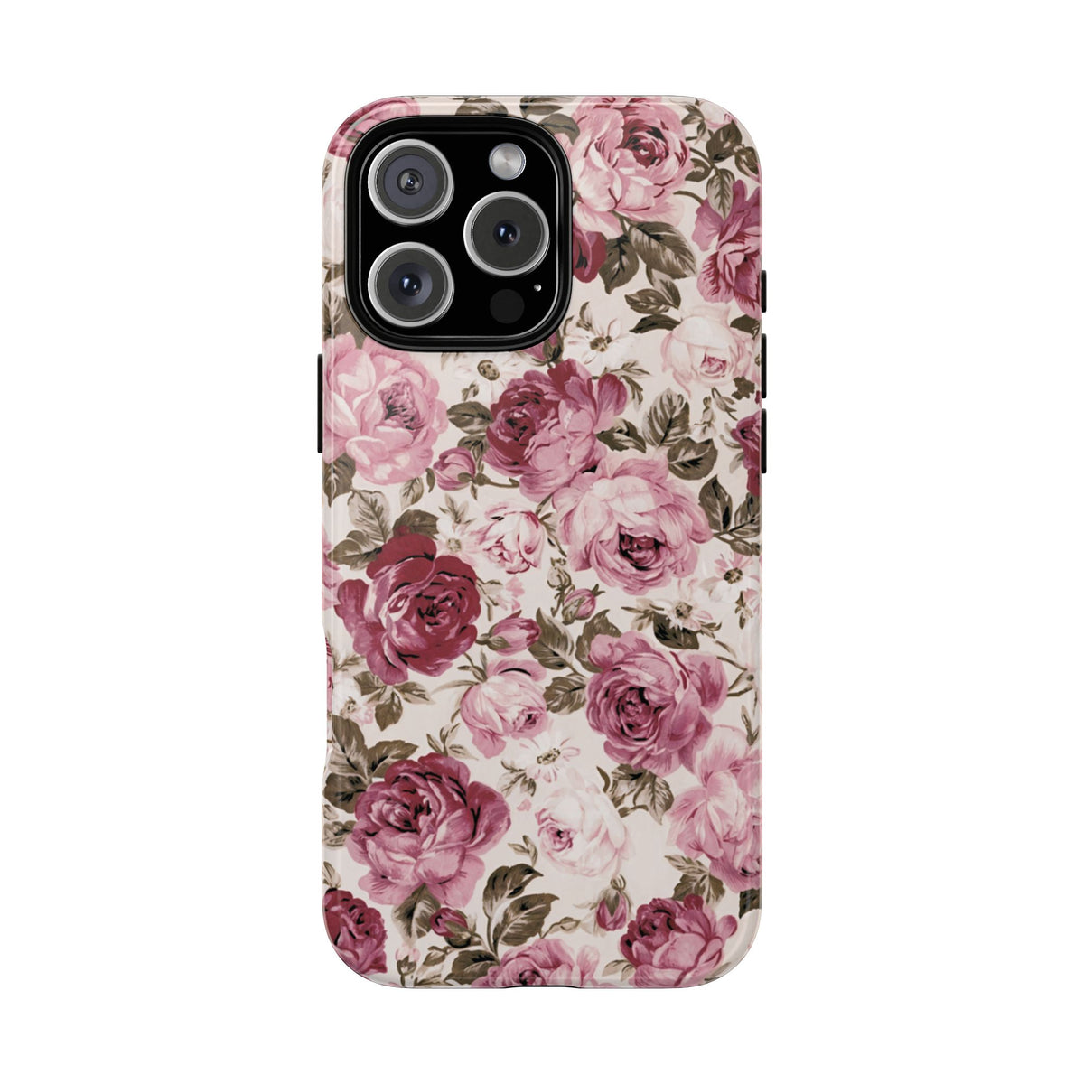 Love Story | Vintage Pink Rose Floral iPhone Case