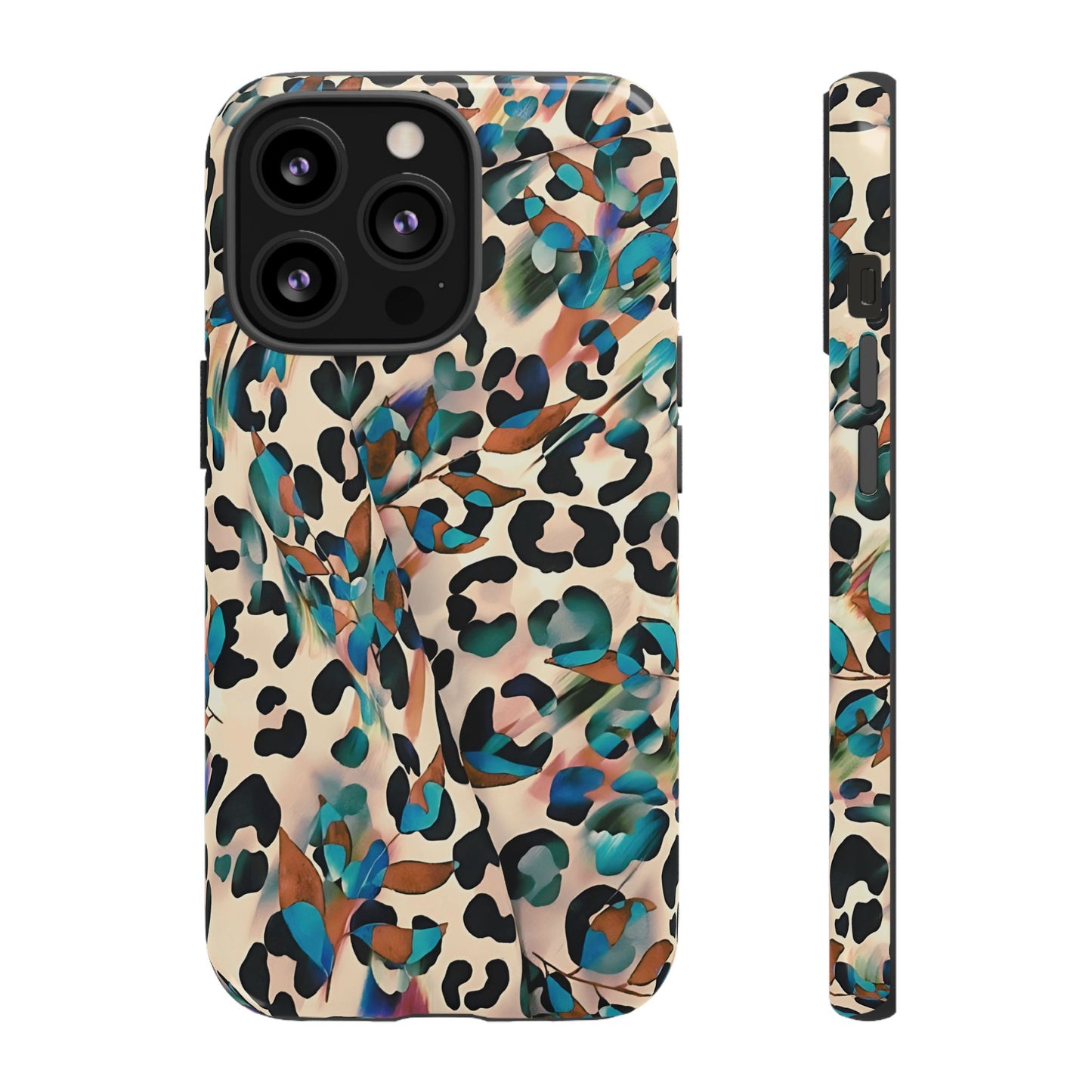 Coque iPhone à imprimé léopard aquarelle | Dreamy Leopard