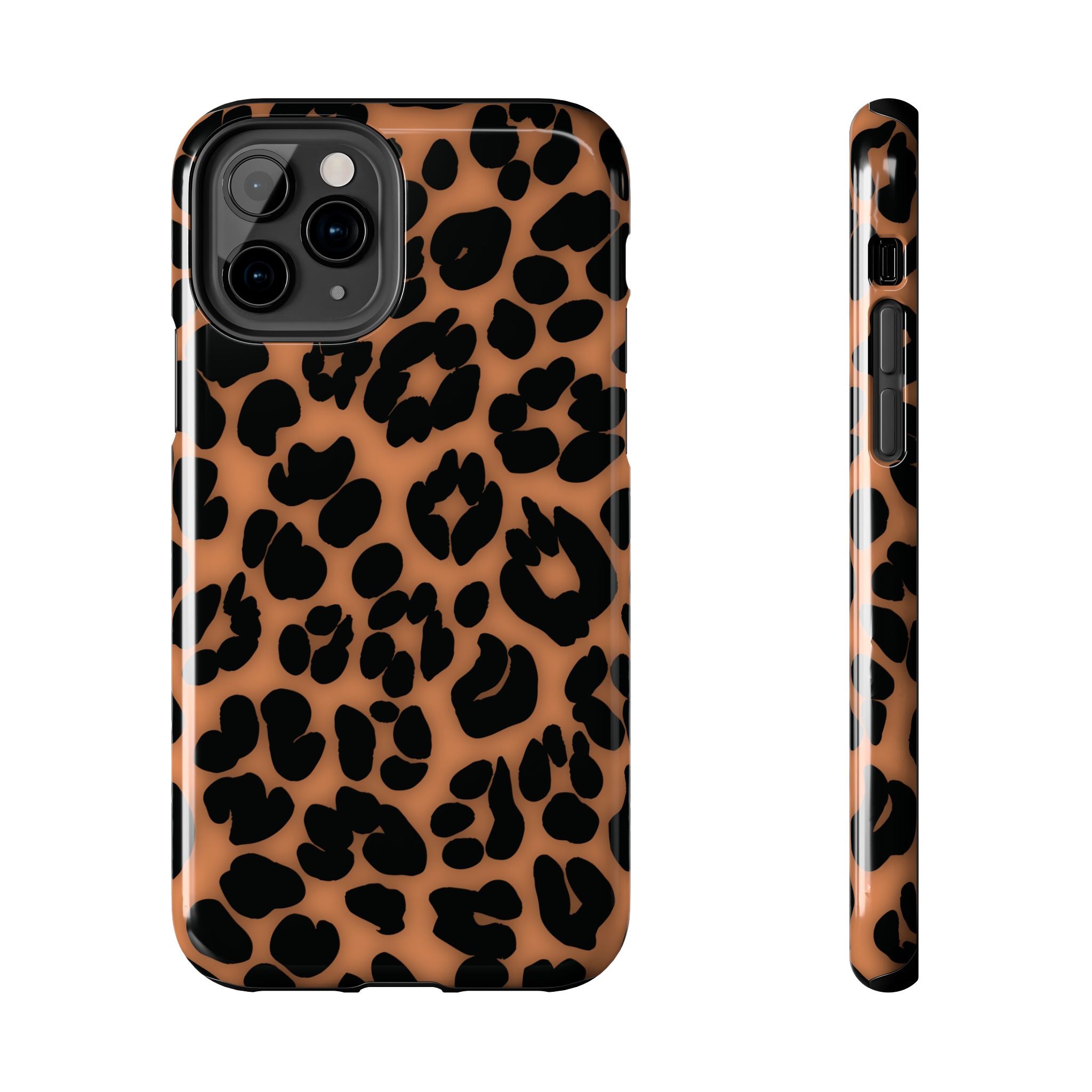 Amber Leopard Animal Print iPhone Case