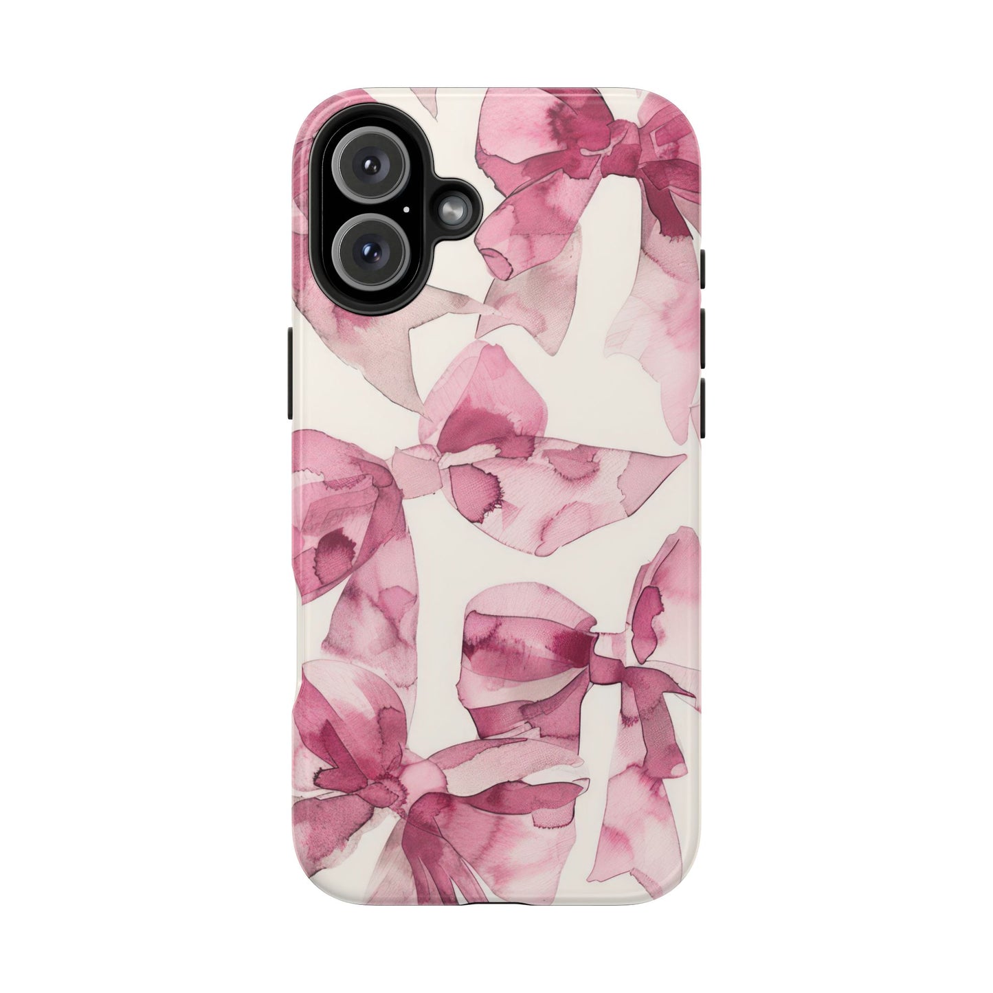 Coque iPhone Whimsy | Nœuds roses