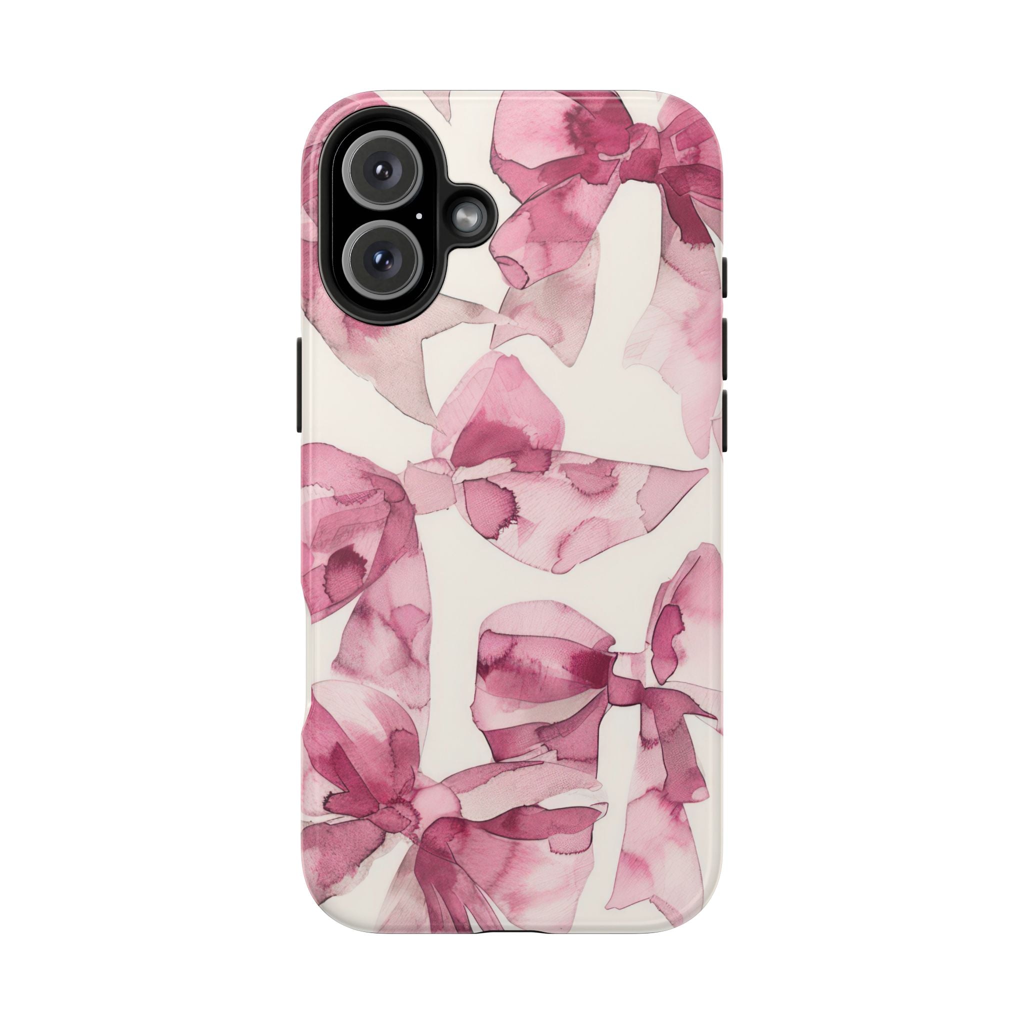 Funda para iPhone con lazos rosas | Whimsy