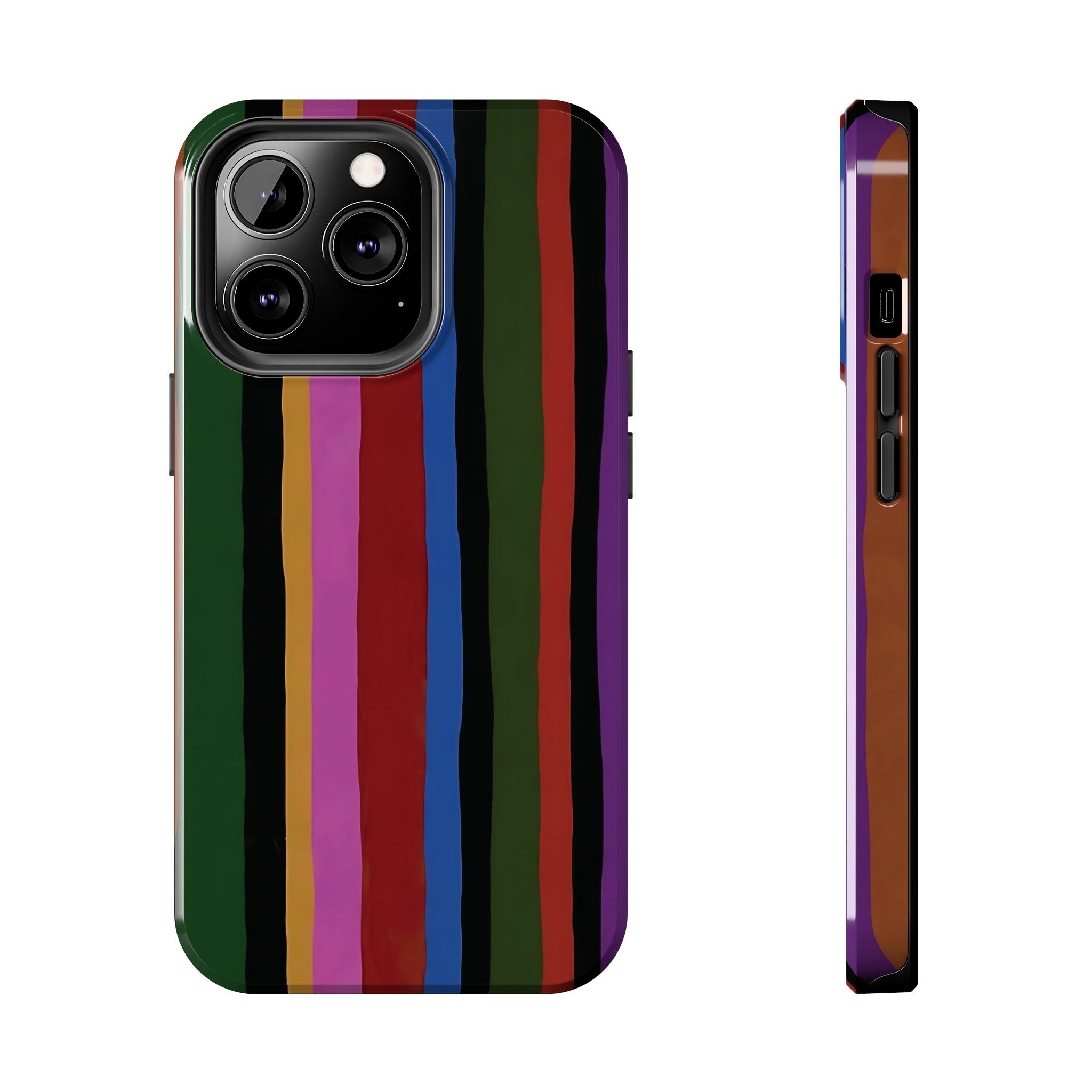 Painted Stripes iPhone Case