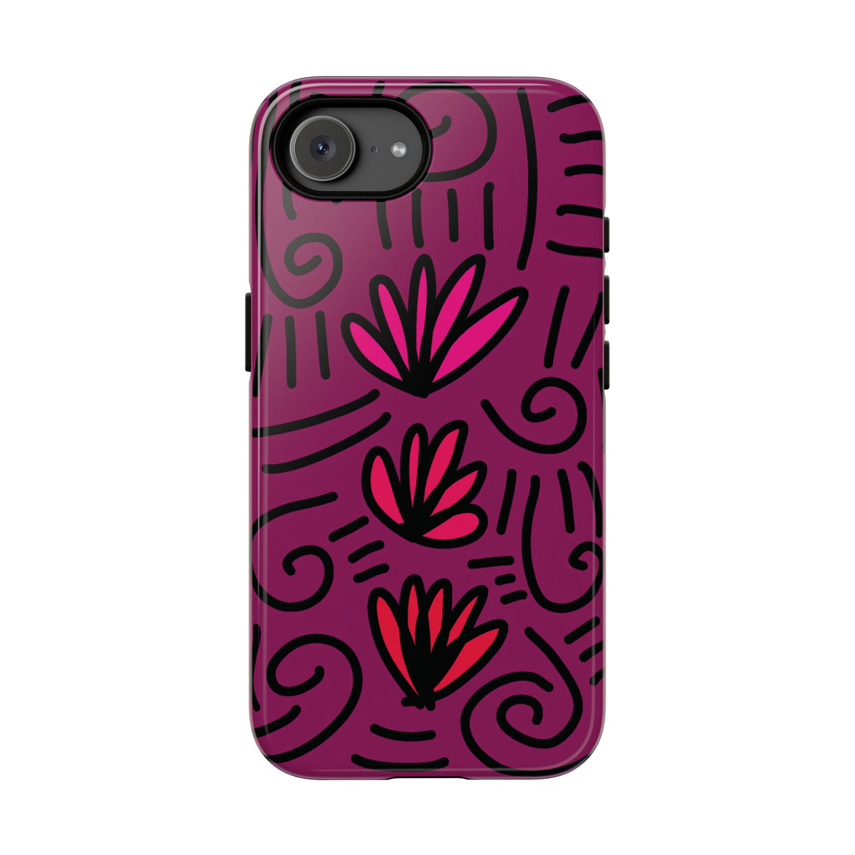 Doodle Crush | Abstract Floral iPhone Case