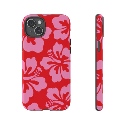 Aloha | Red Tropical Floral Case