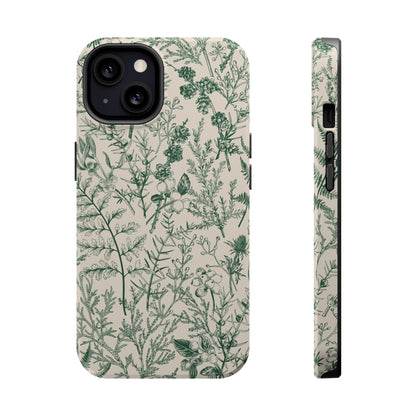 Sage Botanical | Green Floral MagSafe Case