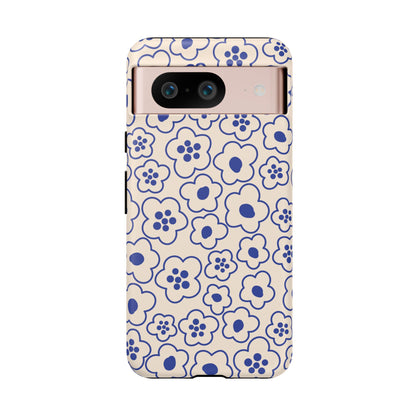 Blossom | Blue Retro Flower Case