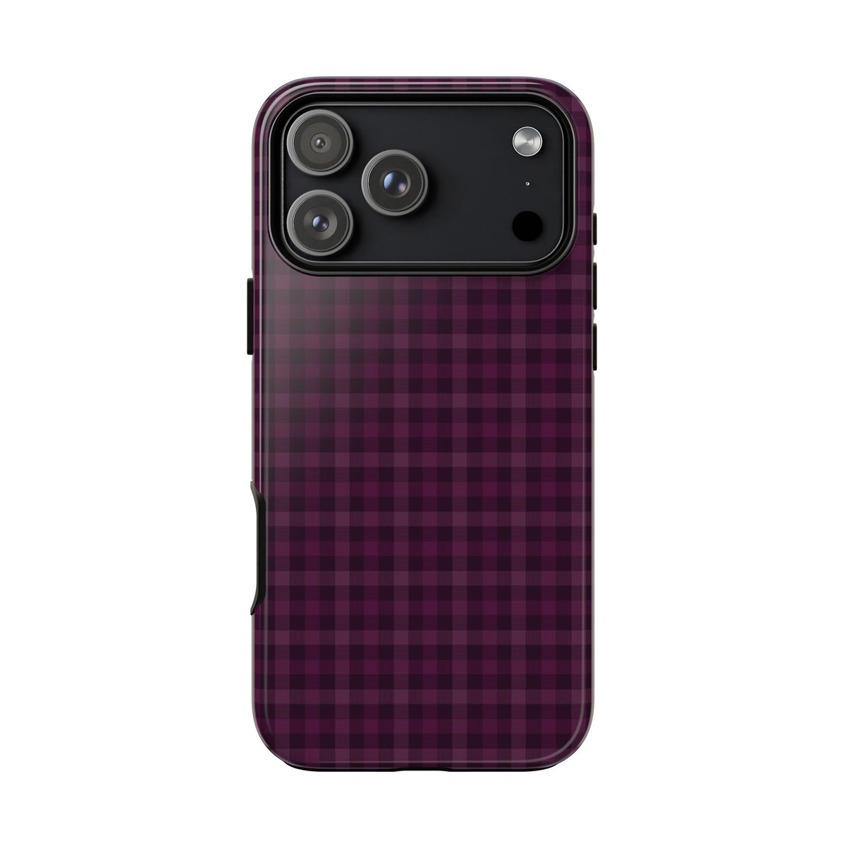 Plum Crush | Purple Plaid iPhone Case