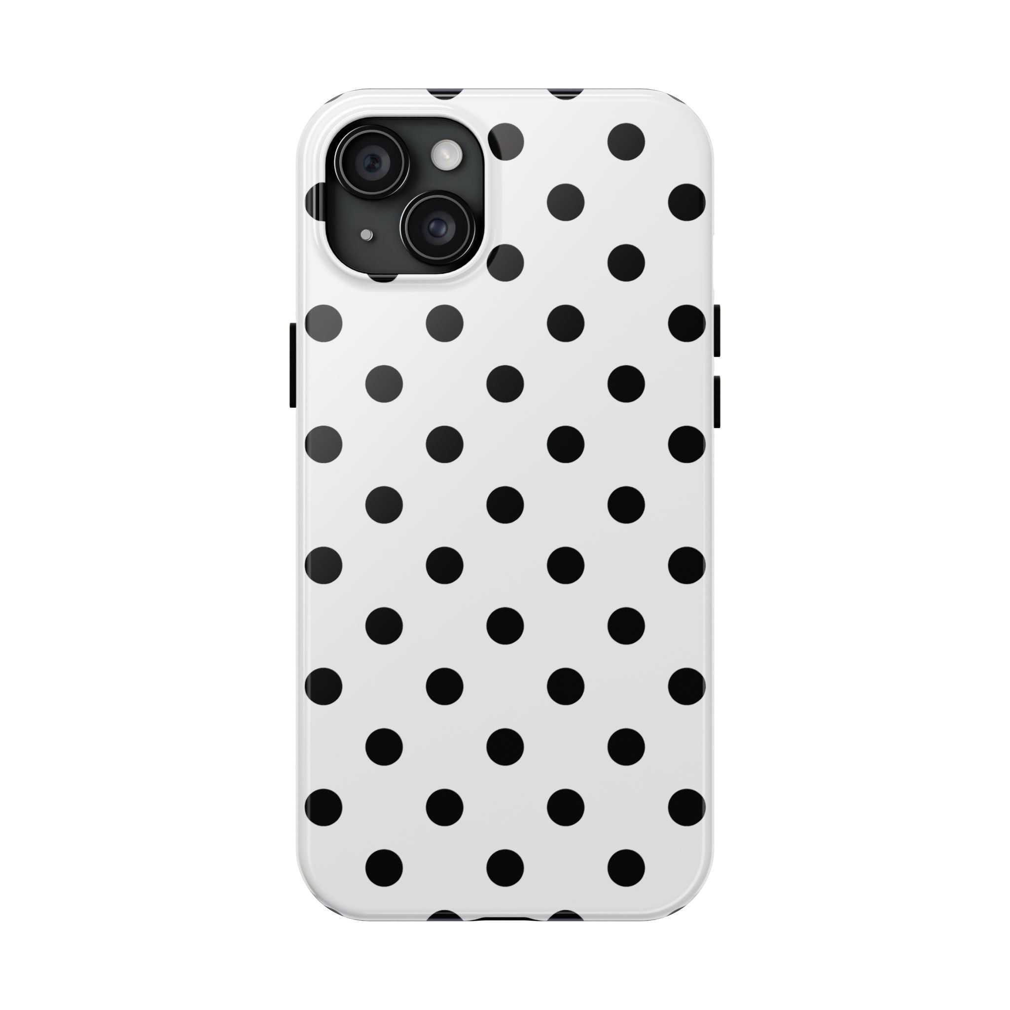 Polka Dots White iPhone Case