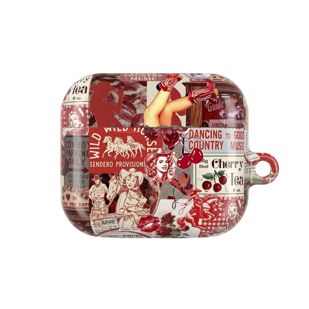 Cowgirl Collage AirPods Case