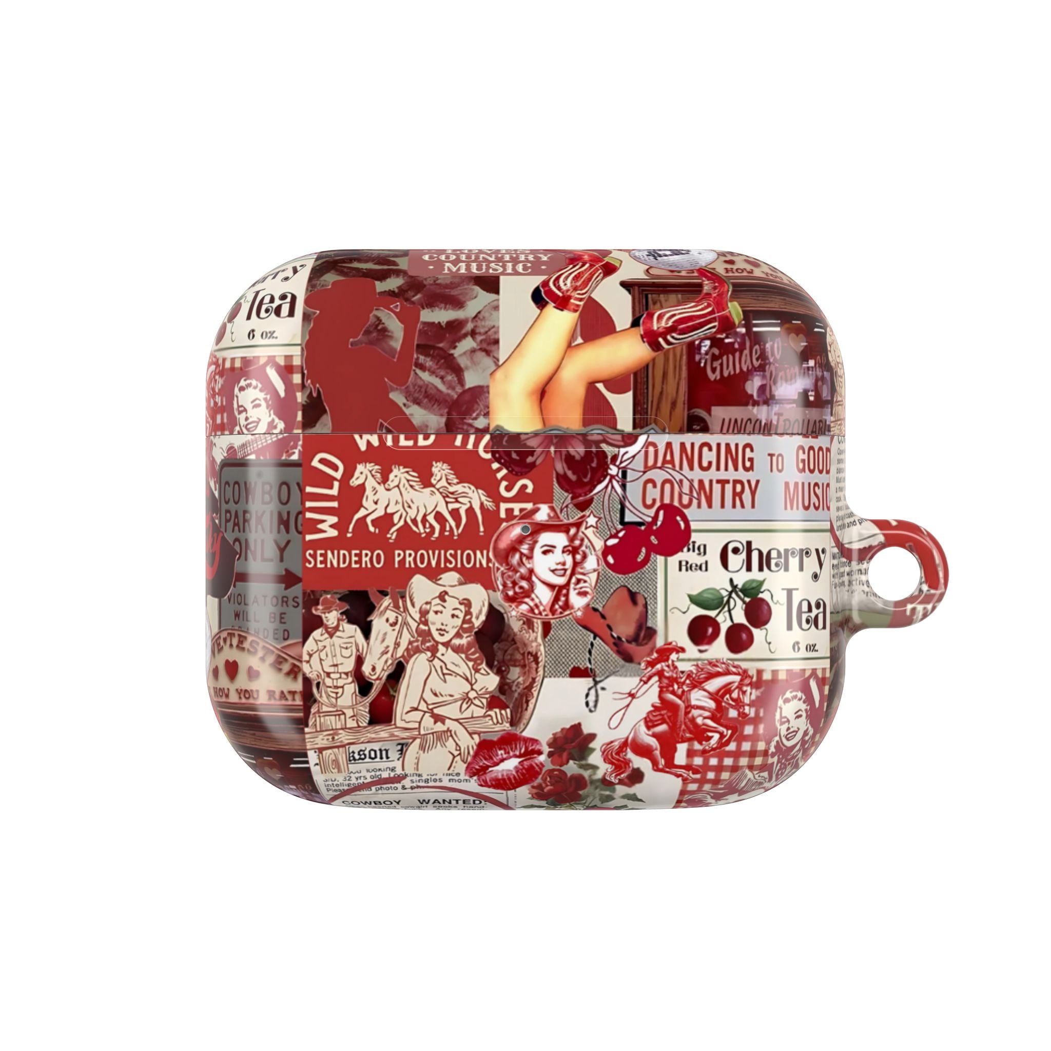 Cowgirl Collage AirPods Case