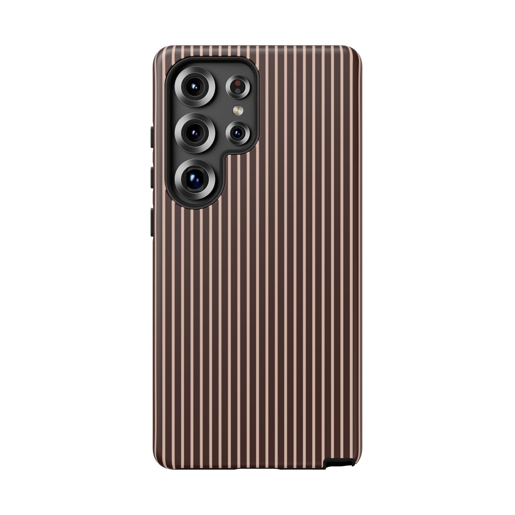 Cocoa Stripe Phone Case