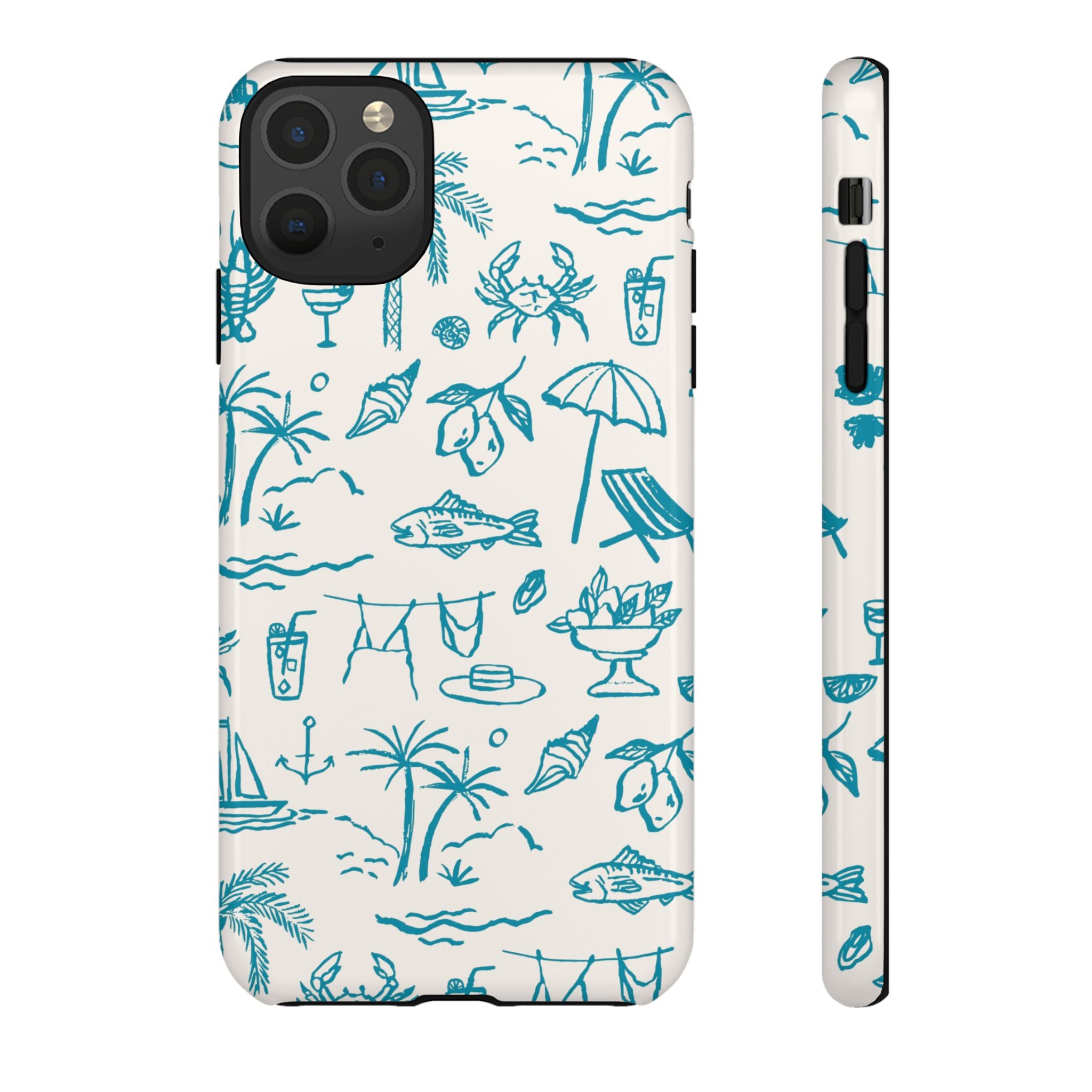 Meet Me Seaside iPhone Case