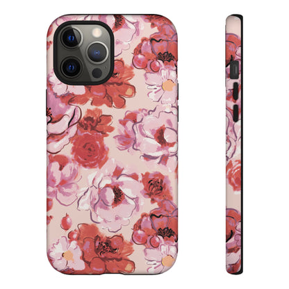 Charmed | Pink Painted Roses Case