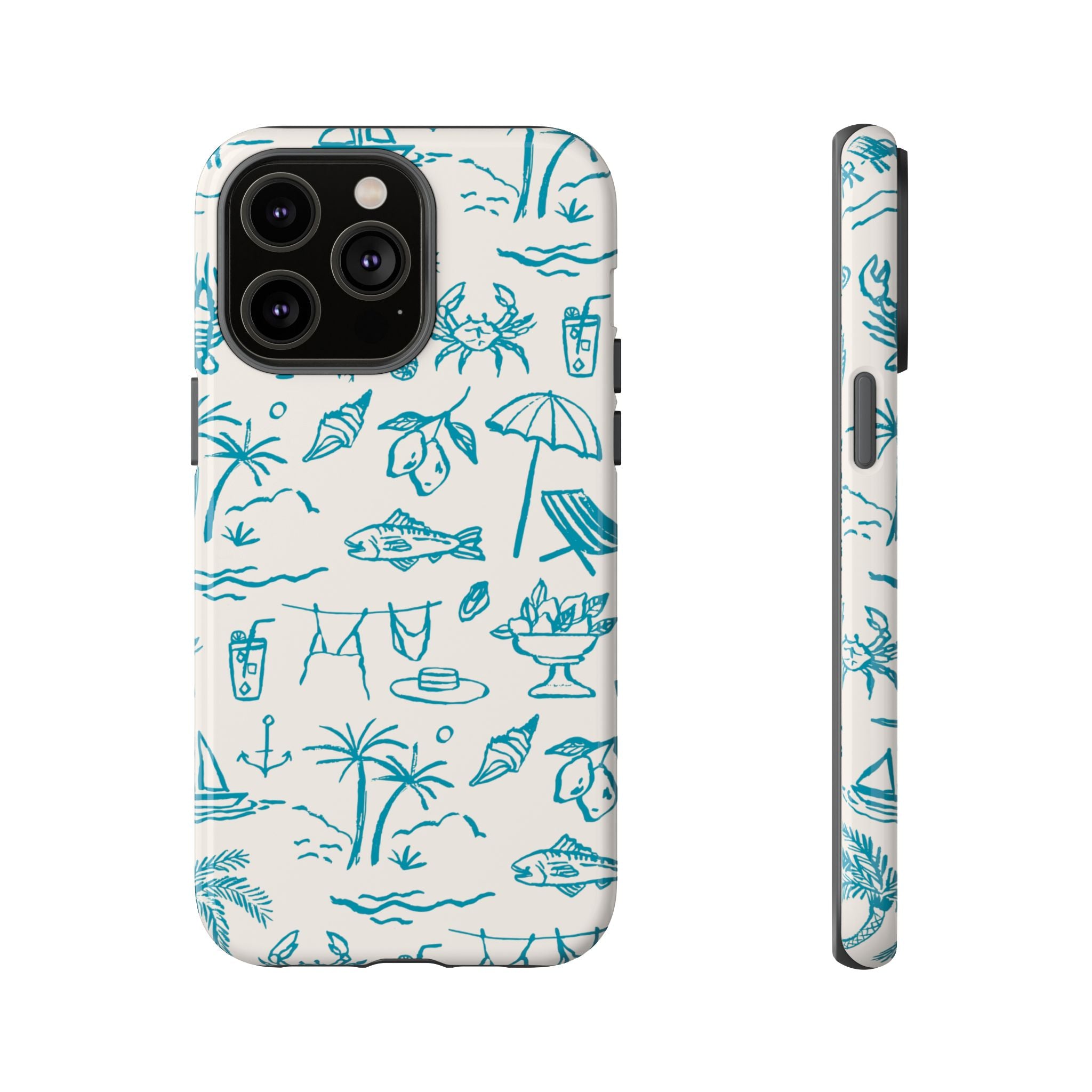 Meet Me Seaside iPhone Case