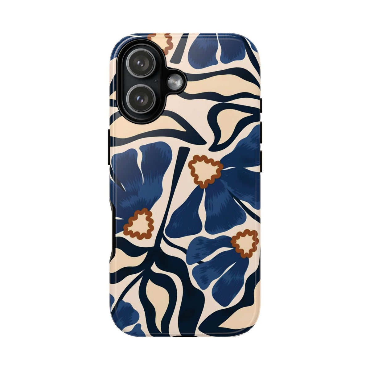 Blue Note | Painted Floral iPhone Case