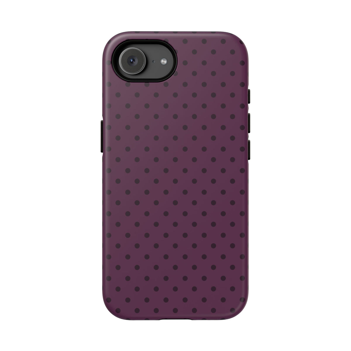 Plum Mood | Polka Dot iPhone Case